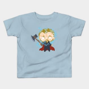 Chibi Thor God of Thunder Kids T-Shirt